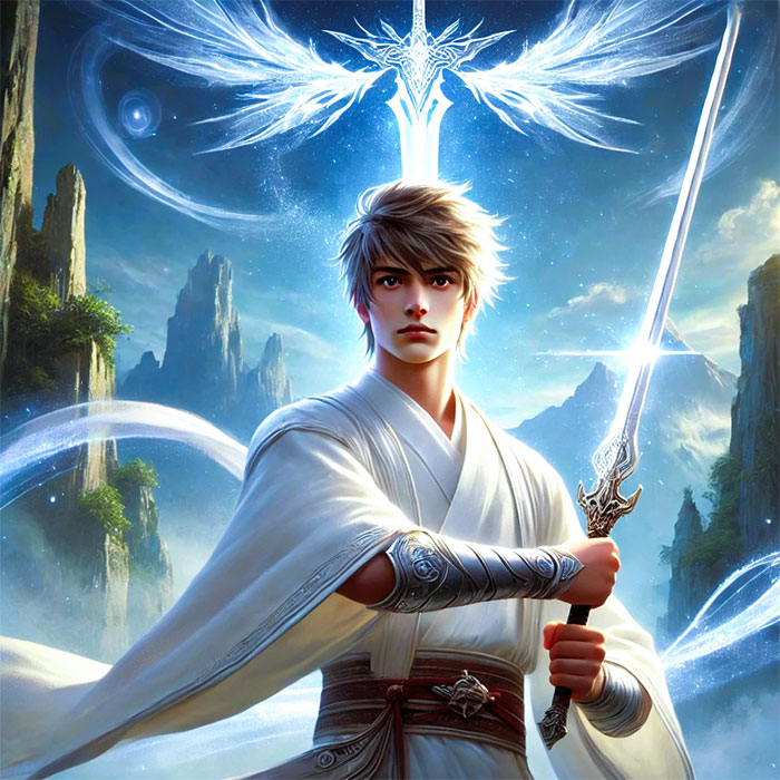 Lâm Huyền, một kiếm giả trẻ tuổi trong bộ truyện "Kiếm Thần Là Ta"